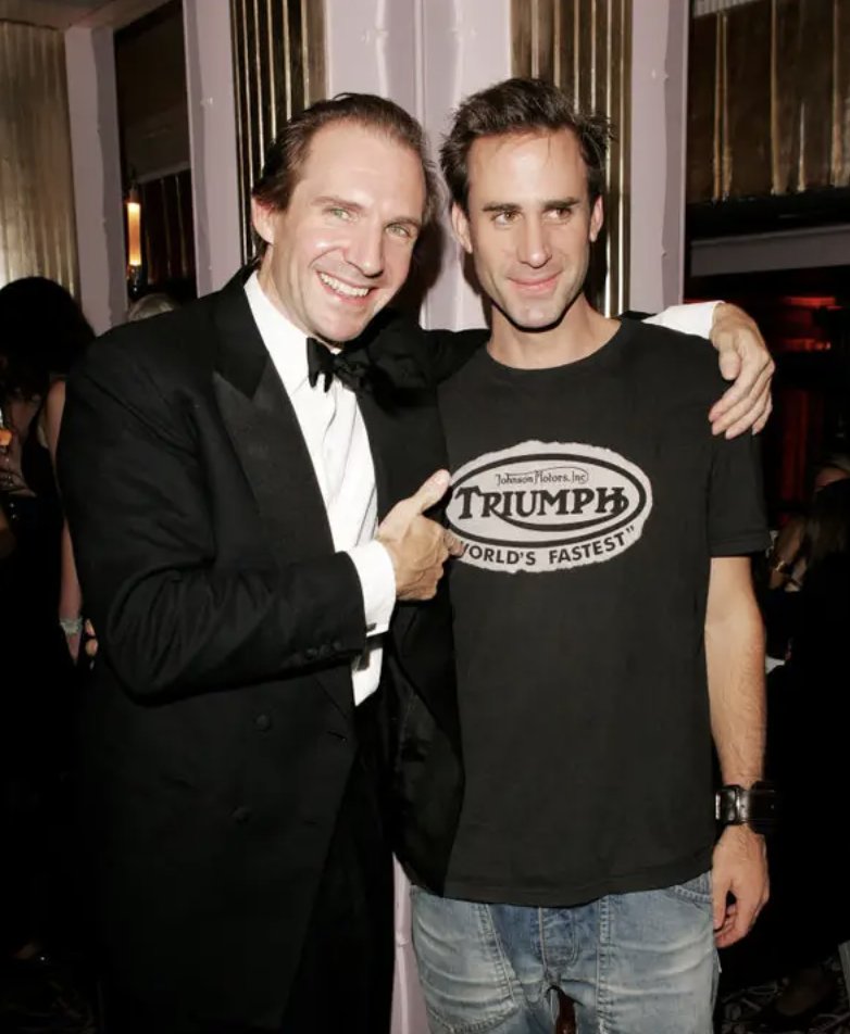 Ralph Fiennes with Joseph Fiennes