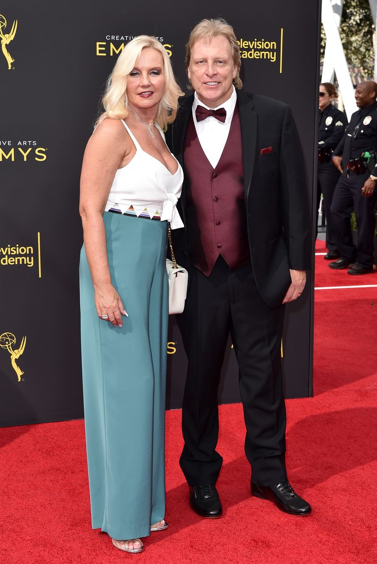 Sig Hansen alongside his wife June Hansen at the 2019 Emmys