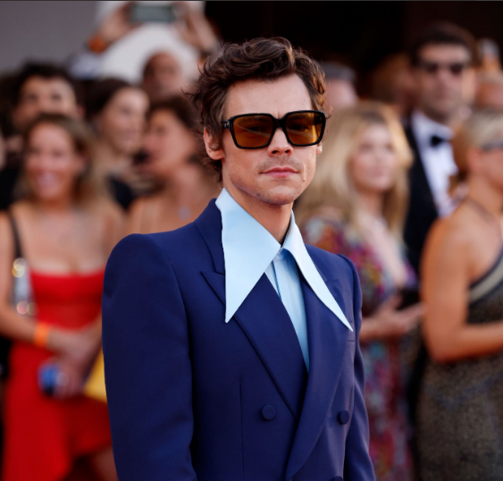 Harry Styles attended the Don't Worry Darling red carpet at the 79th Venice International Film Festival. 