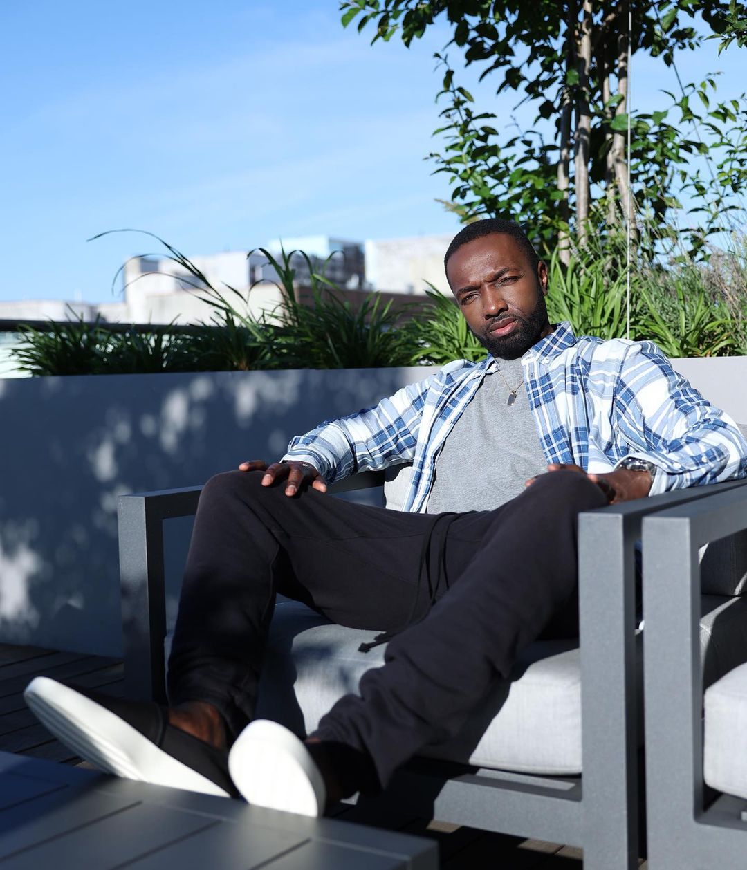 Actor Jamie Hector spending his free time