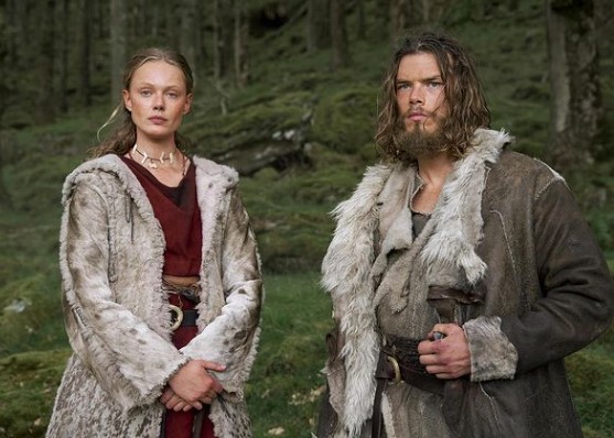 Frida Gustavsson on the set of Vikings: Valhalla. (Source: Instagram) 