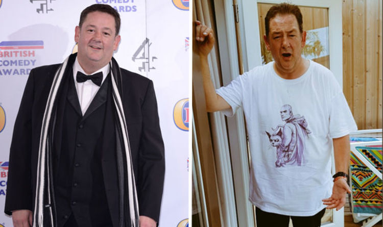 Johnny Vegas has lost significant weight in recent years. 