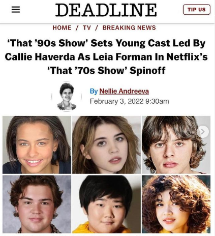 Callie Haverda on her upcoming project That '70s Show.