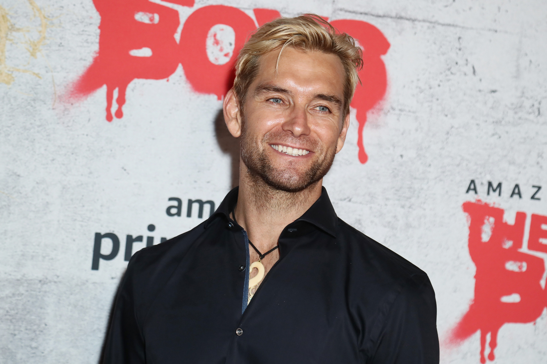 Antony Starr at the red carpet of 'The Boys'.