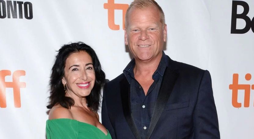 Mike Holmes with girlfriend Anna Zappia