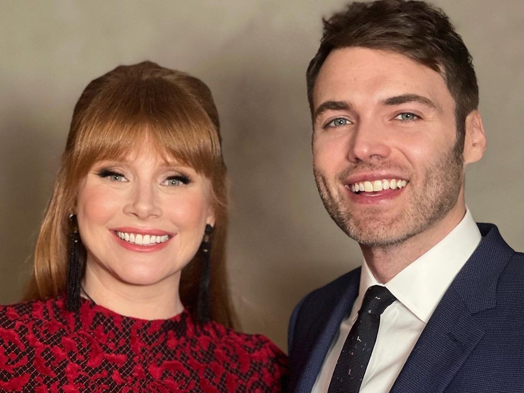 Bryce Dallas Howard attended the Vanity Fair blue carpet with her husband, Seth Gabel in 2023