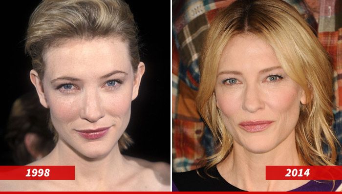 Cate Blanchett has denied speculations regarding her looks.
