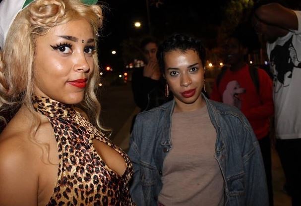 Doja Cat with her mother after concert