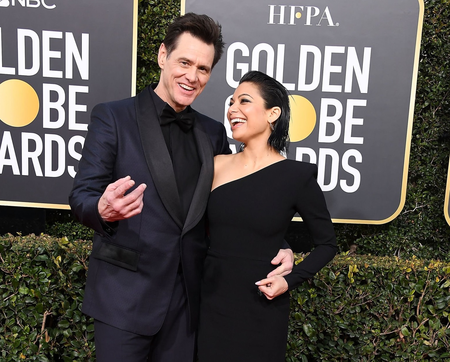 Ginger Gonzaga attended the Golden Glode Awards with her boyfriend at the time, Jim Carrey