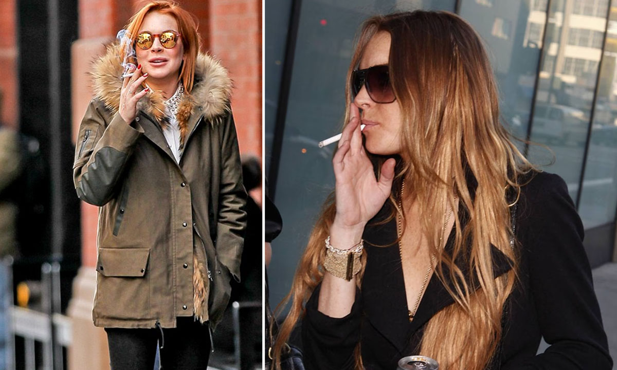 Lindsay Lohan and Her Smoking Scandals
