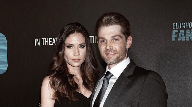 Mike Vogel and his wife Courtney Vogel.