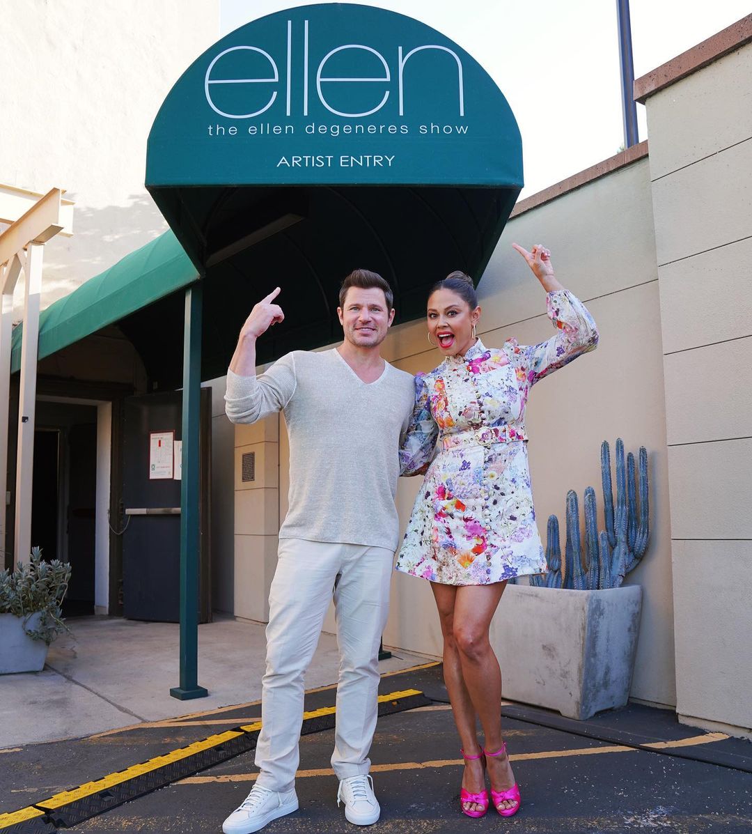 Both Nick Lachey and his wife, Vanessa Lachey were guests at The Ellen Degeneres Show in April 2022