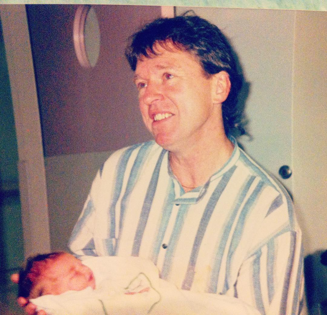 Sarah Grey shared this picture of her father on her Instagram in 2017 to wish him a Happy Father's Day