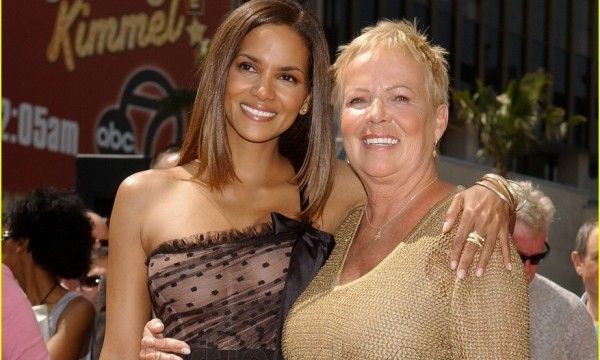 Halle Berry and her mother.