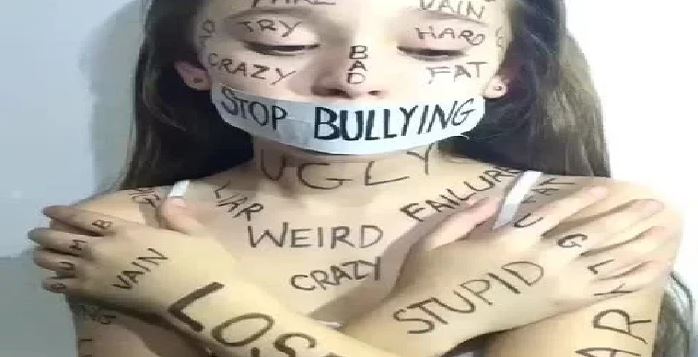 A screenshot from one of Mariamstar1's antibullying videos.