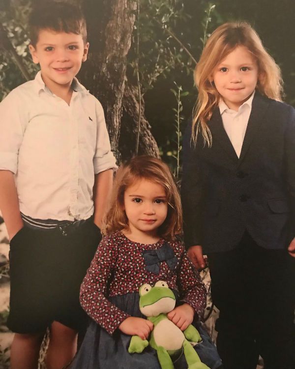 Jon Bernthal shares an adorable picture of his kids with Erin Angle.