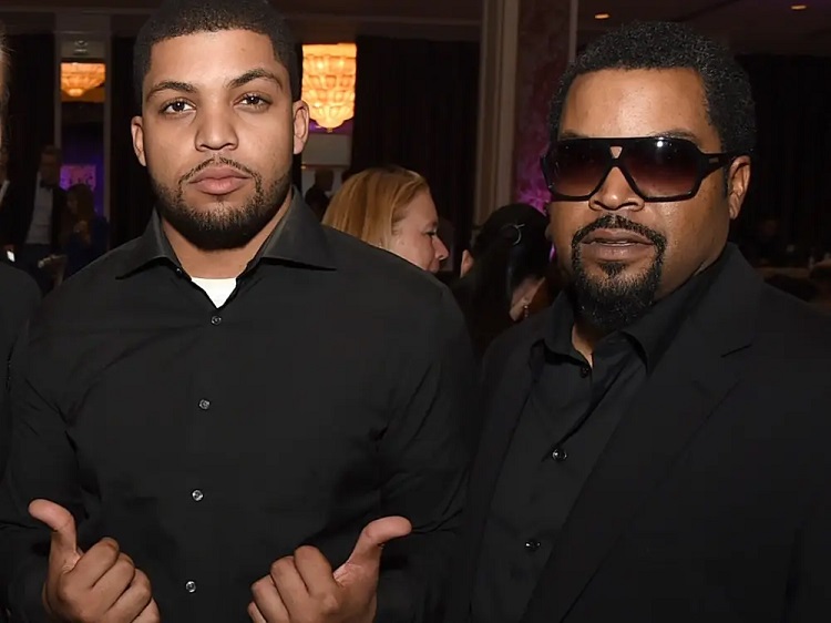 O'Shea Jackson Jr. plays dad Ice Cube in Straight Outta Compton.