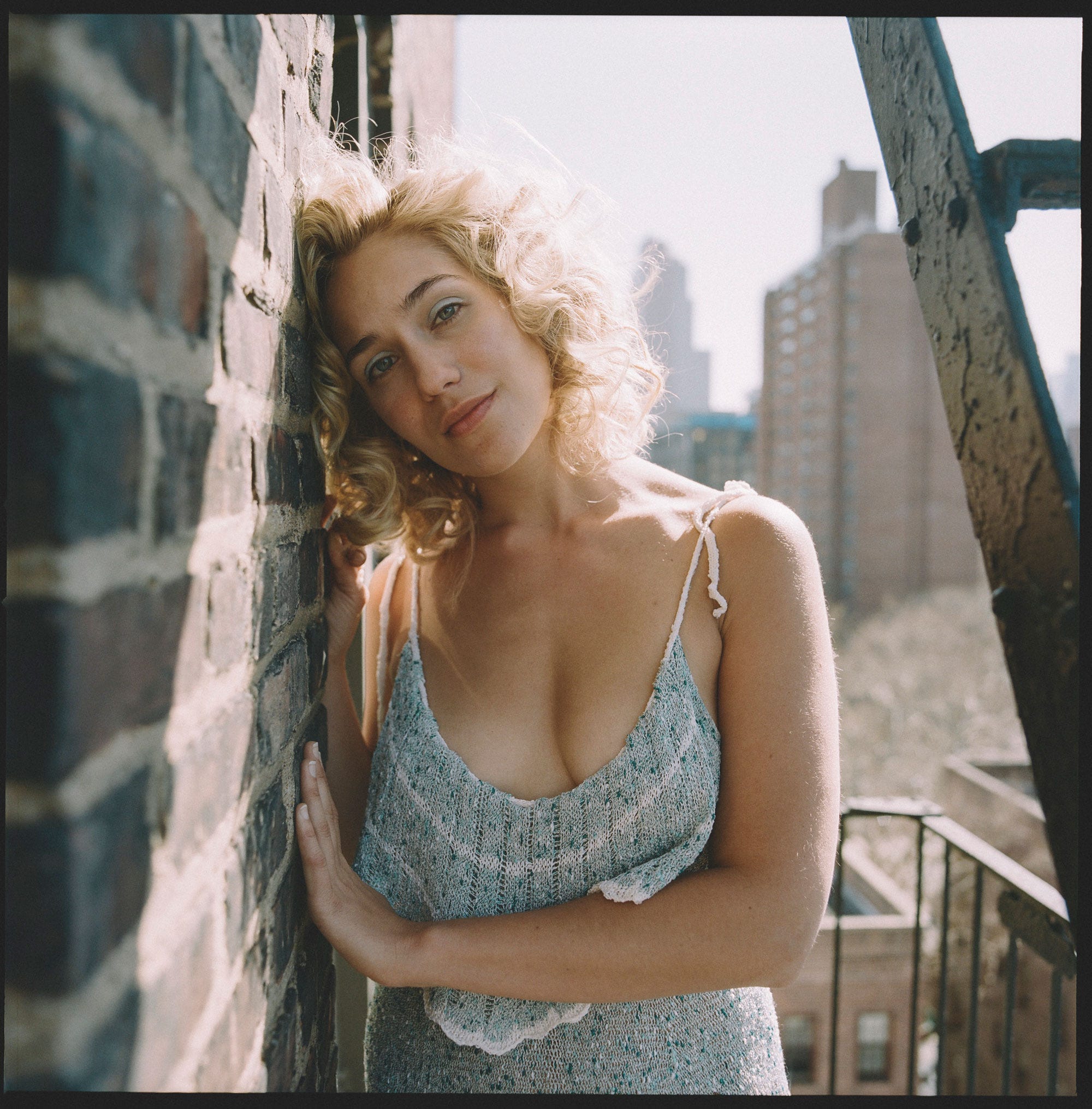 Lola Kirke during a photoshoot.