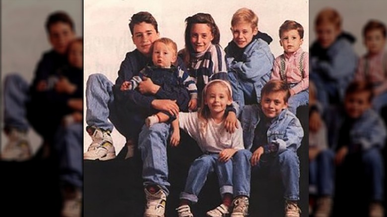 Rory Culkin and his siblings when they were younger.