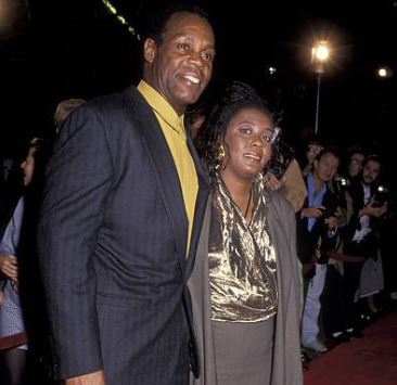 Danny Glover with his ex-wife Asake Bomani.