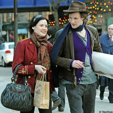 Matt Smith and Mayana Moura were seen on the Streets of London holding hands while walking.