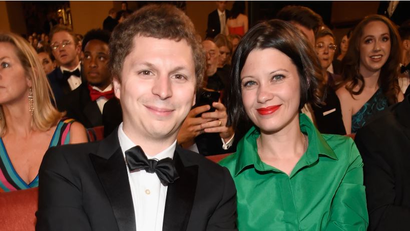 Michael Cera and his wife, Nadine.