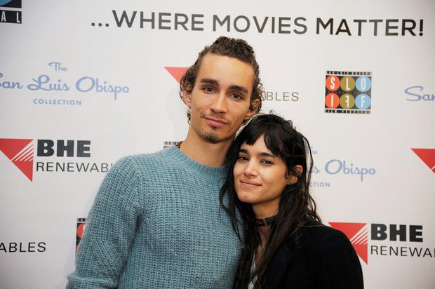 Robert Sheehan and Sofia Boutella in 2015.