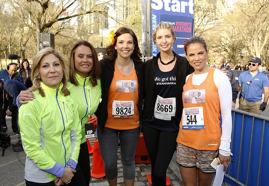 Ivanka Trump during a charity marathon.