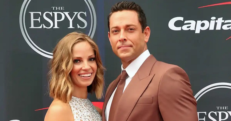 Zachary Levi is pictured with rumored girlfriend, Caroline Tyler.