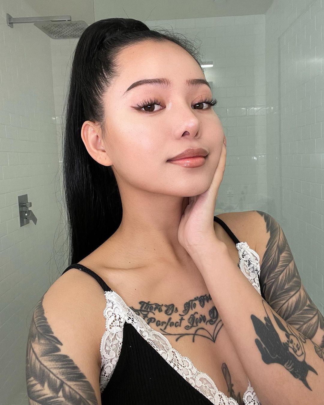 Bella Poarch flaunted her flawless skin on Instagram in 2021