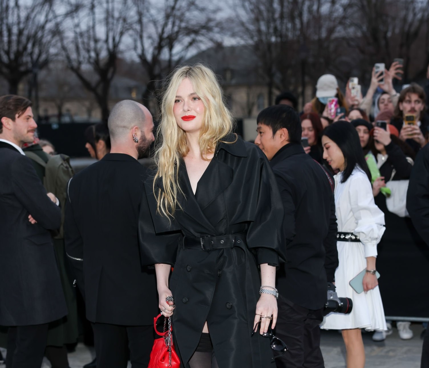 Elle Fanning attended the Paris Fashion Week on March 04, 2023