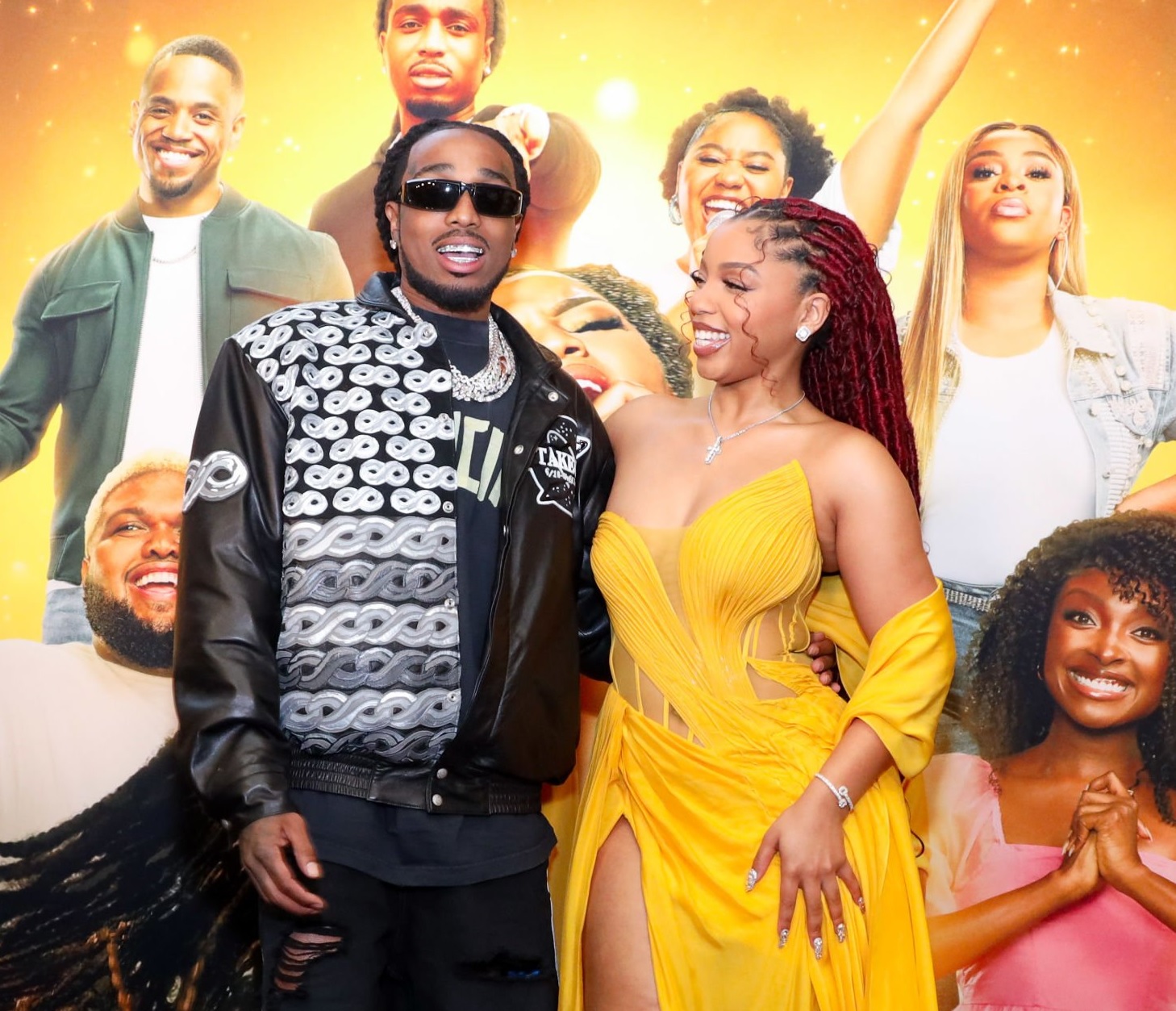 Quavo and Chloe Bailey attend the "Praise This" World Premiere on April 03, 2023