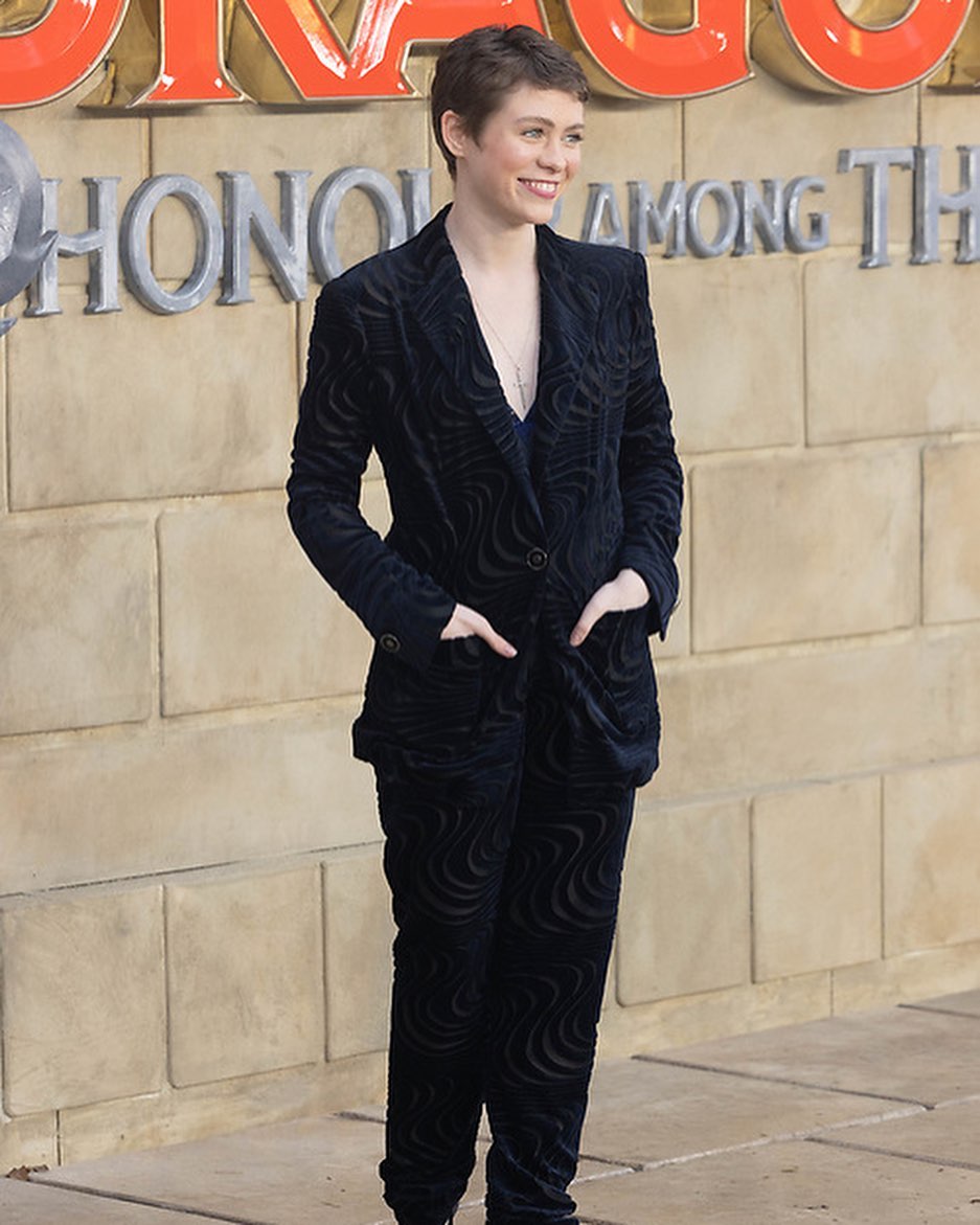 Sophia Lillis attended the London premiere of 'Dungeons and Dragons: Honour Among Thieves'