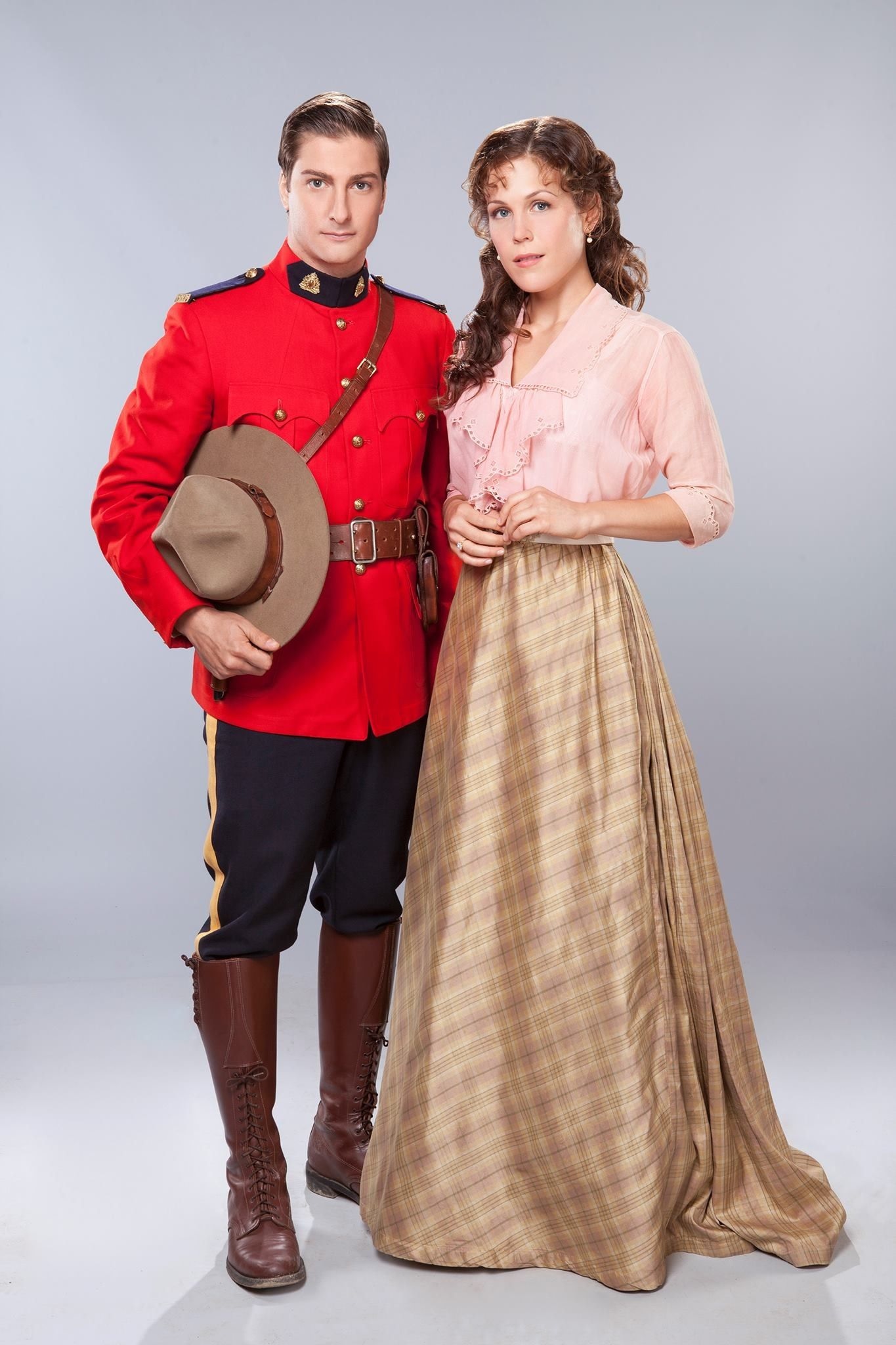 Erin Krakow with Daniel Lissing portraying the characters of Elizabeth Thatcher and Jack Thatcher 
