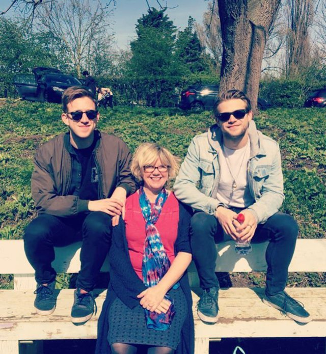 Leo Woodall shared this picture with his mother on Instagram