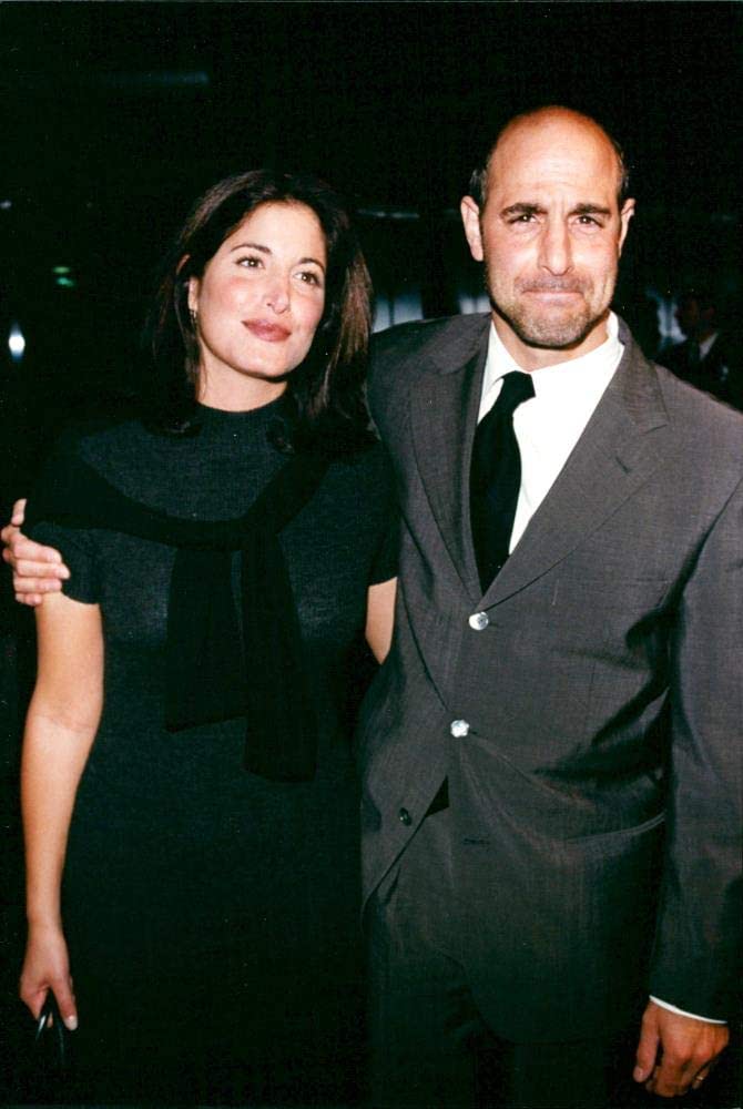 Stanley Tucci and his sister Christine Tucci.
