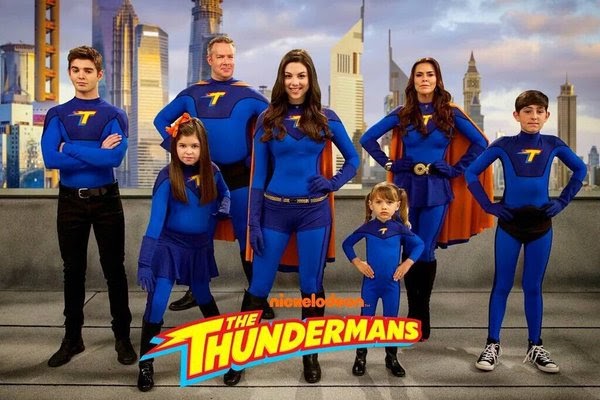 The original cast of The Thunderman.