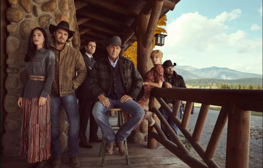 The cast of 'Yellowstone.'