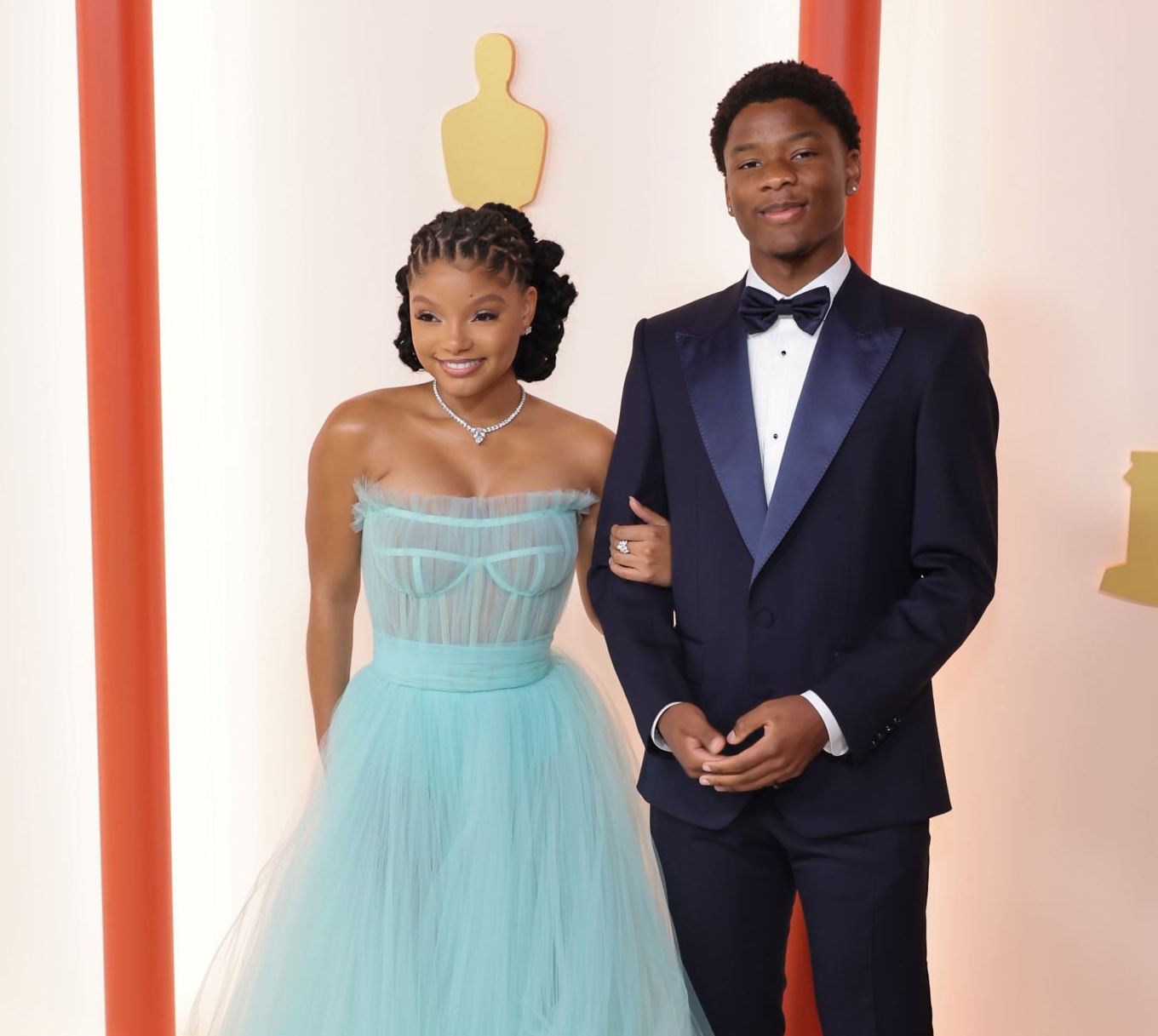 Halle Bailey and Branson Bailey attended the 95th Annual Academy Awards in March 2023 
