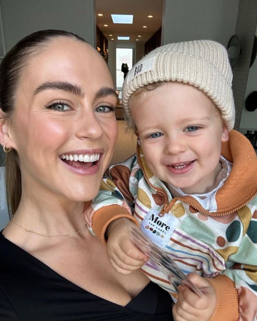 Steph Claire Smith with her son Harvey