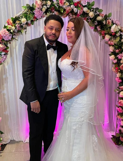 Troopz with his wife