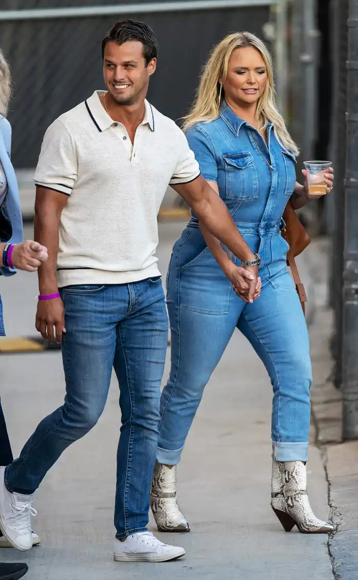 Miranda Lambert with her husband Brendan McLoughlin since 2019.