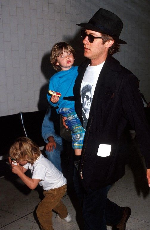 James Spader with his two children from his first marriage