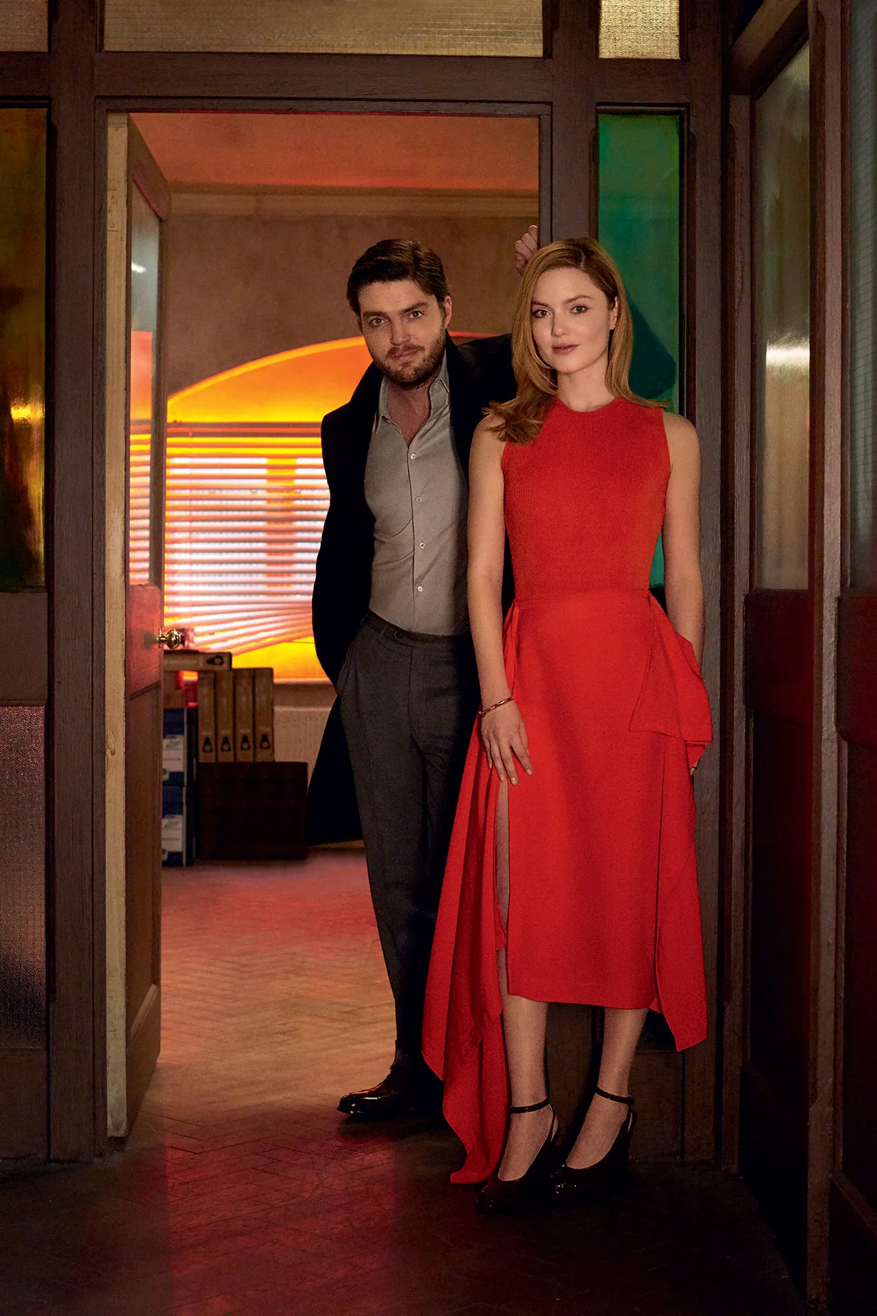 Tom Burke and Holliday Grainger worked together on the TV series 'Strike'