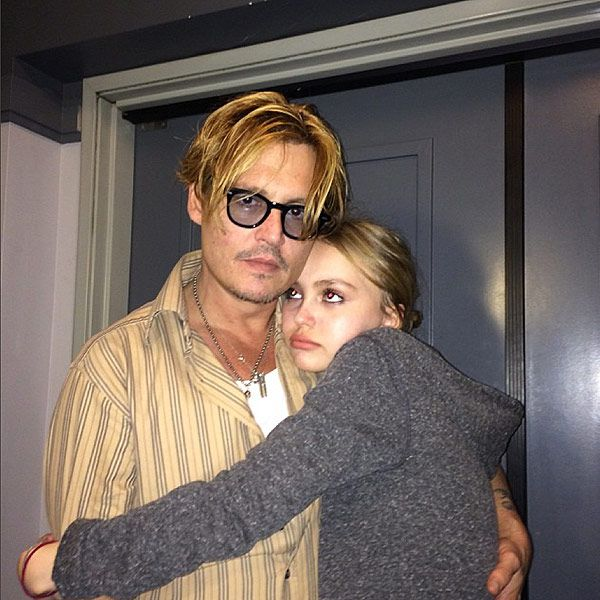 Lily Rose Depp has a close relationship with her father Jonny Depp.