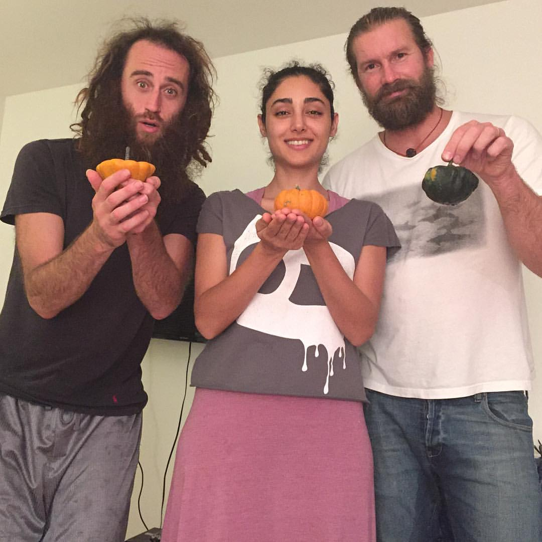 Matthew Silver with Golshifteh Farahani and her then husband Christos Dorje Walker