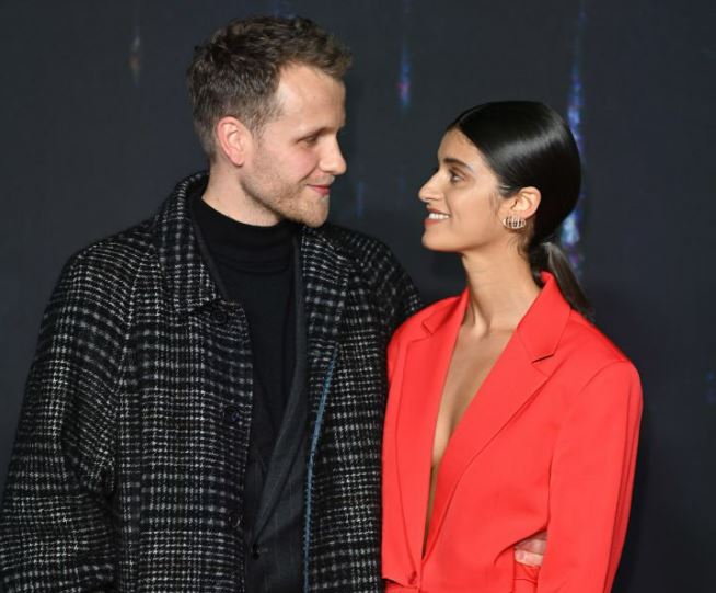 Anya Chalotra and Josh Dylan at a public event