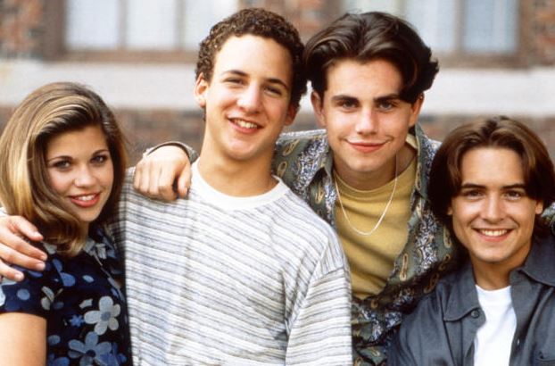 Ben Savage with brother Fred savage and other actors