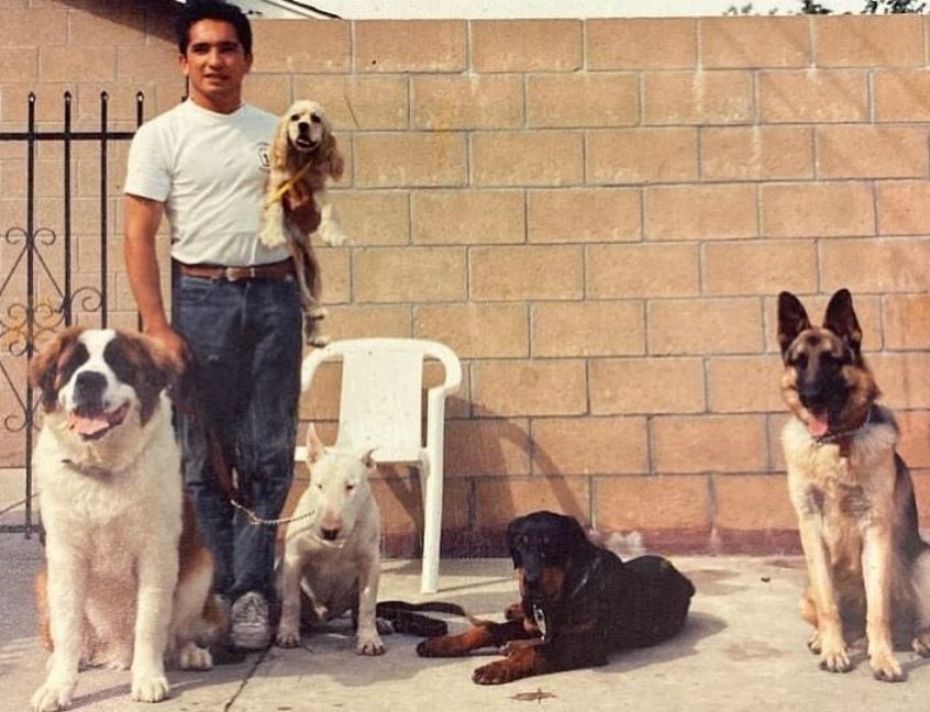 An Old Picture of Cesar Millan