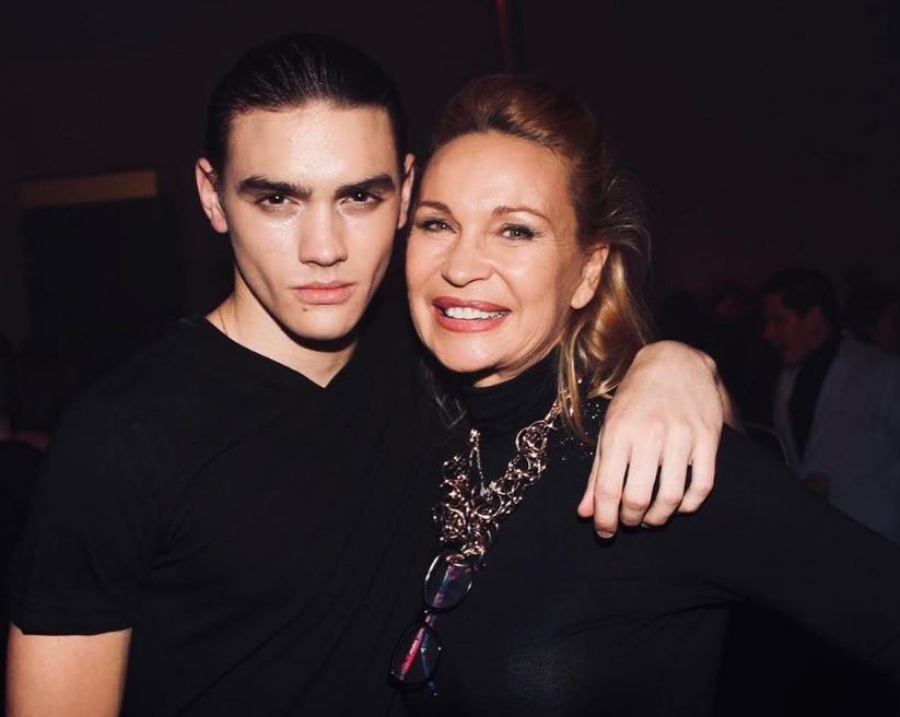 Gabriel Guevara with his mother Marlene Morreau